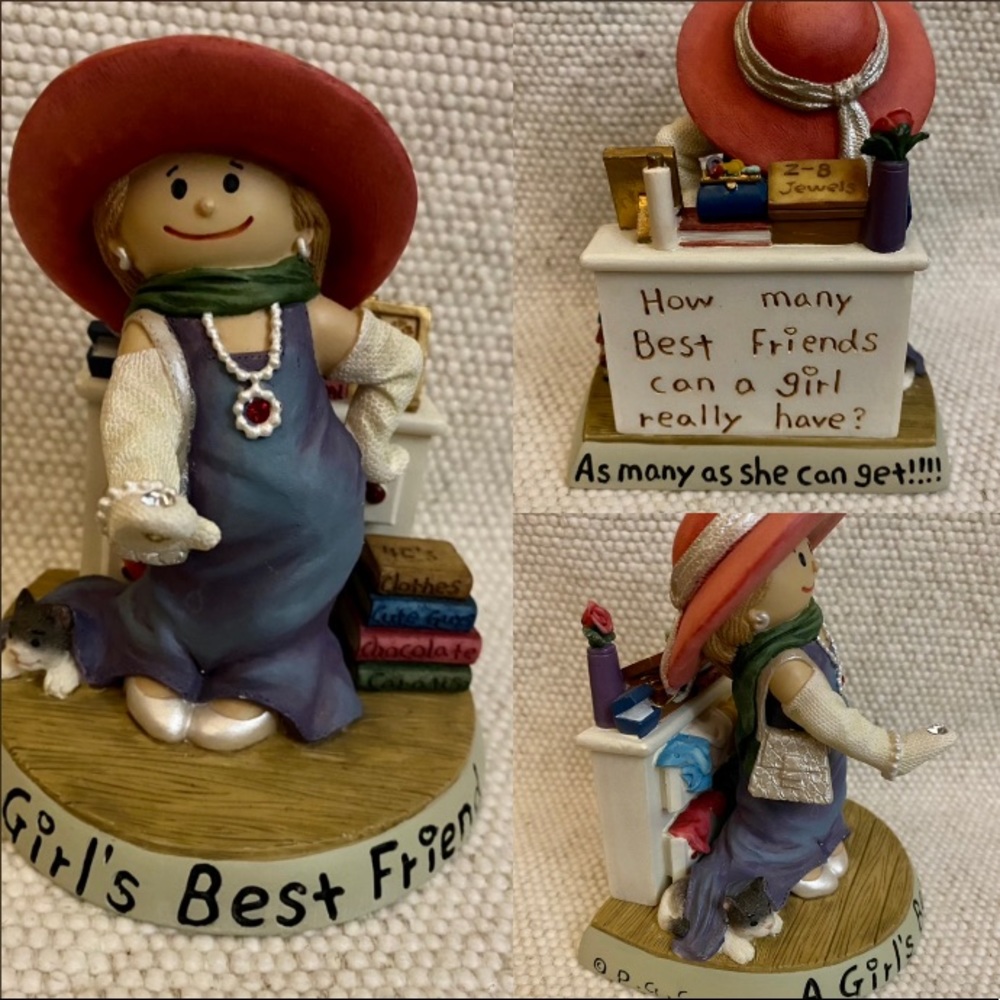 1999 “A GIRL’S BEST FRIEND” Holly Berry Figurine